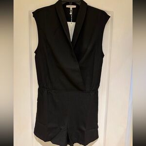 NWT Lucy Paris Black Romper (size Large)